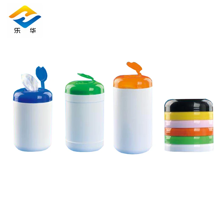 Manufacturer Wholesale HDPE Wet Wipes bottle Canister Wet towels bucket