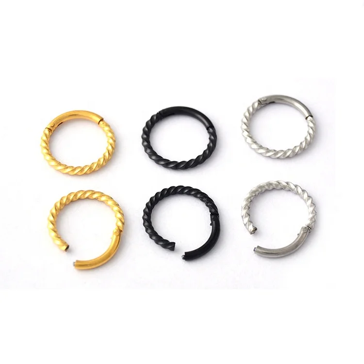 Кольцо для перегородки, ноздрей, губ и ушей, 16 г