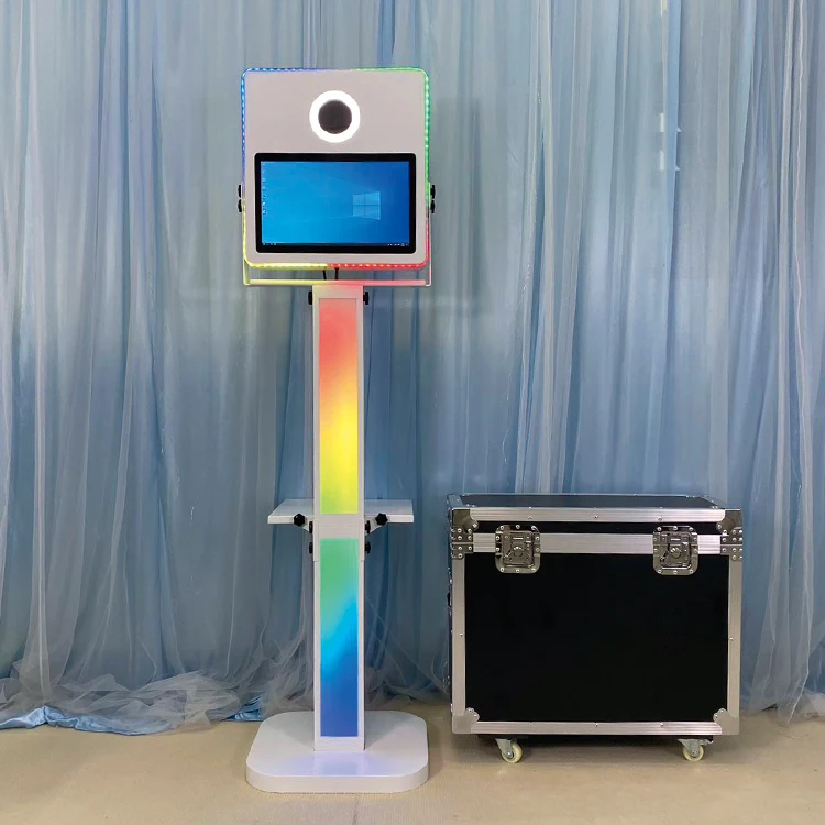 High Quality Dslr Photo Booth  With Camera And Printer 15.6 Inch Led Frame  Selfie Photo Booth On Sale