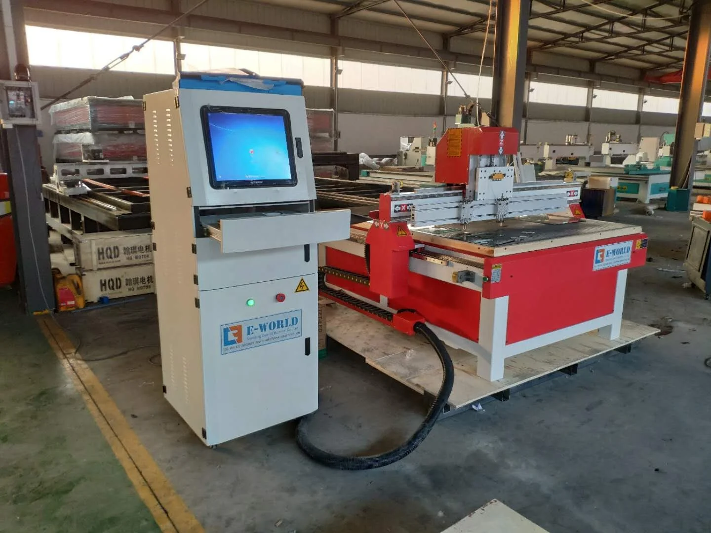 Высокоскоростной вертикальный Гравировальный фрезерный станок с ЧПУ для резки стекла и камня