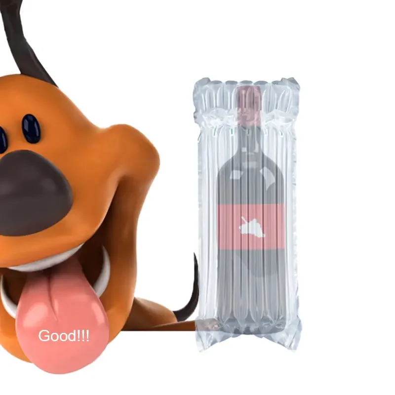 Premium Bottle Inflatable Bubble Packaging Air Wrap Inflatable Packaging Wine Bag Air Column Bag