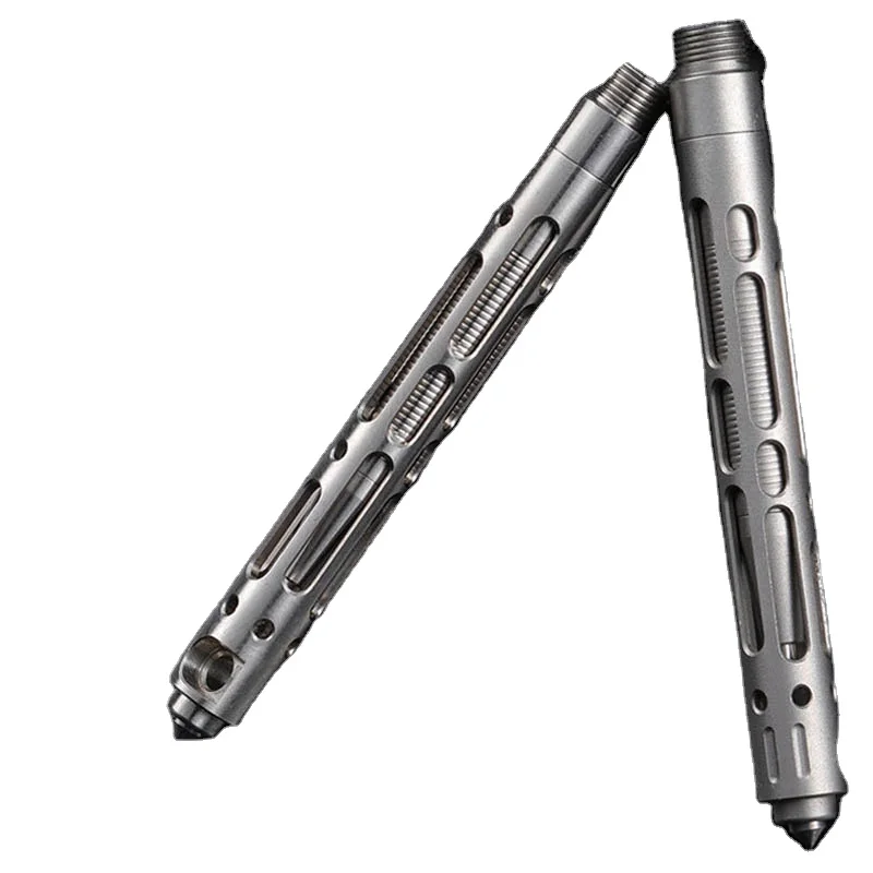 Mini Ballpoint Keychain Pen Length Double Extendible With Tungsten Steel Glass Breaker Portable Little Emergency Pen