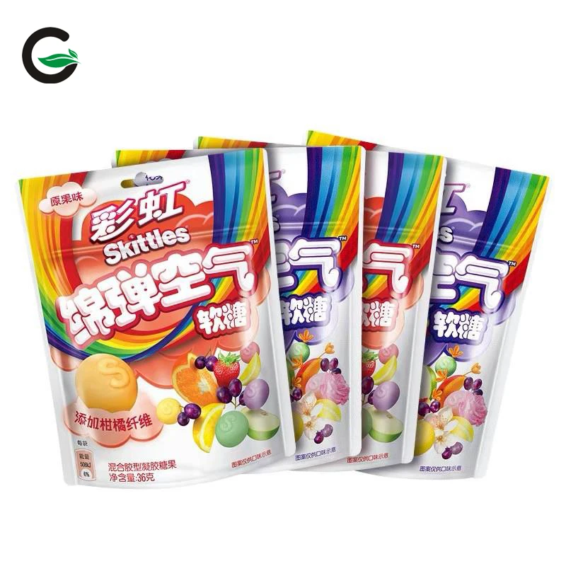 Wholesale snacks wholesale Chinese Chewy Candy Original Fruity candy bag 36g