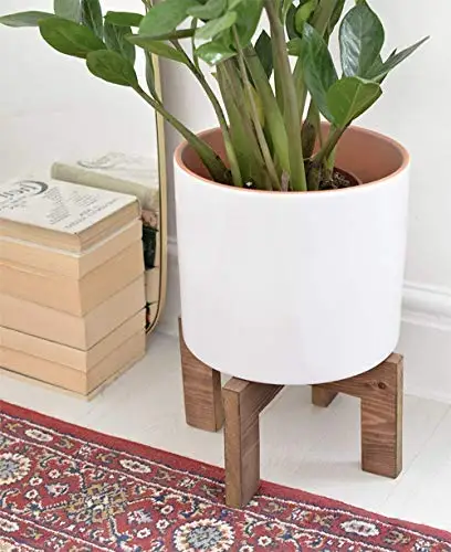 Plant Stand Mid Century Wood Indoor Home Garden Decoration Used with Flower/green Plant Floor 15*25*2CM