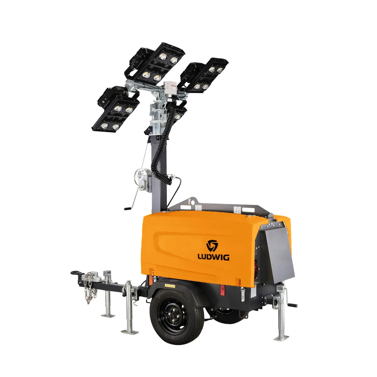 Световая башня двигателя Kubota alts copco yan mar