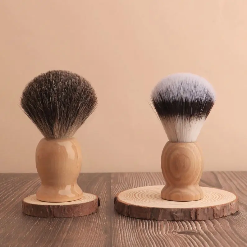 Wholesale Best Selling Solid Color Eco-Friendly Black Badger Wood Machines Industrial Wooden Brushes