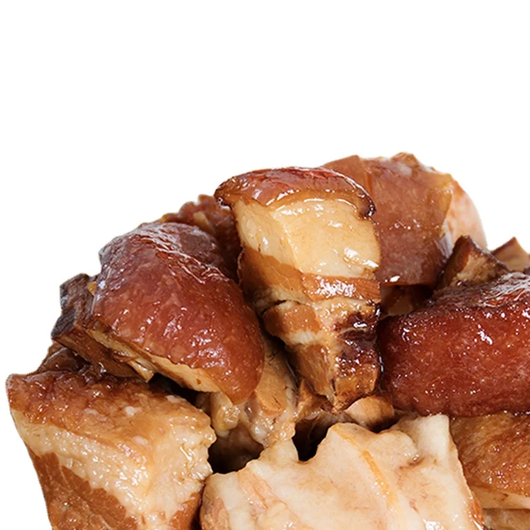 Custom High Quality Vegan Food Canned Meat Braised Pork With Military Standard