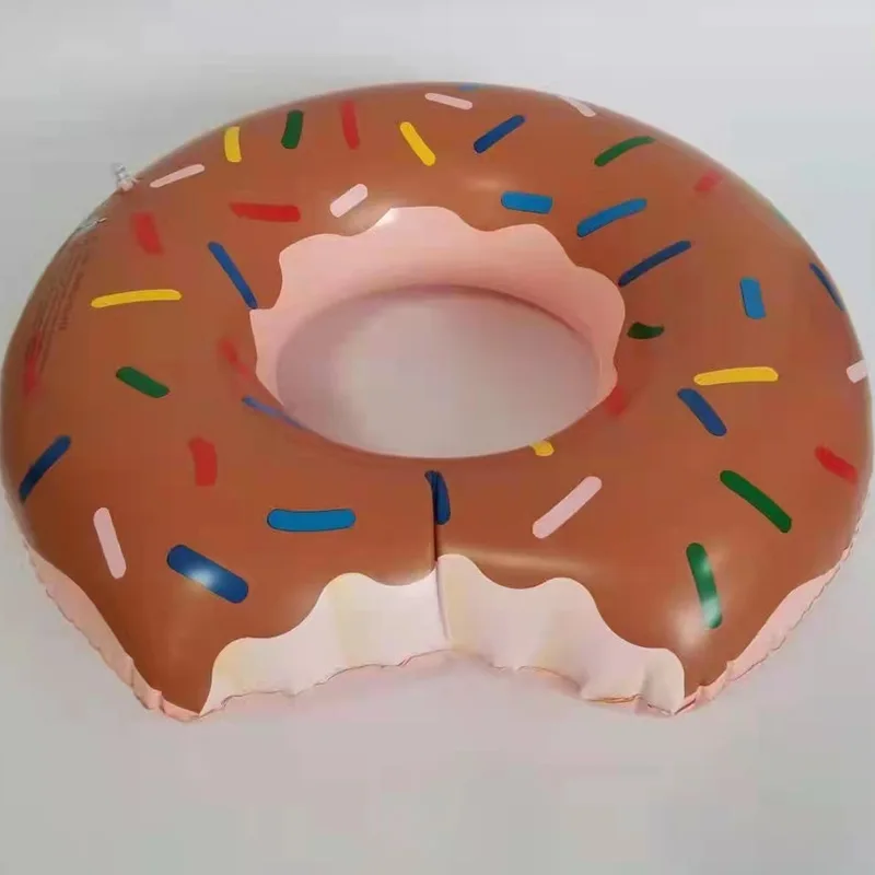 inflatable child sitting ring Inflatable Donut Swimming Ring Pool Beach Sea Party Inflatable Mattress Float Toys For Adults Kids