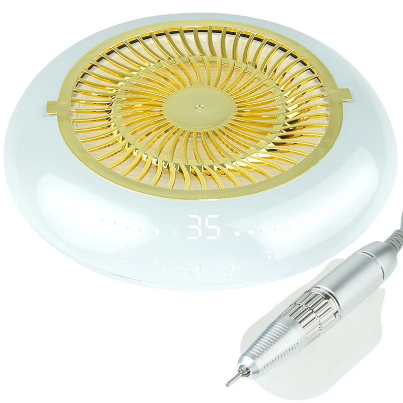 Jimdoa Сильный электрический стол акриловый гель для ногтей Пылезащитный фильтр вакуумный экстрактор коллектор для маникюрного салонного стола