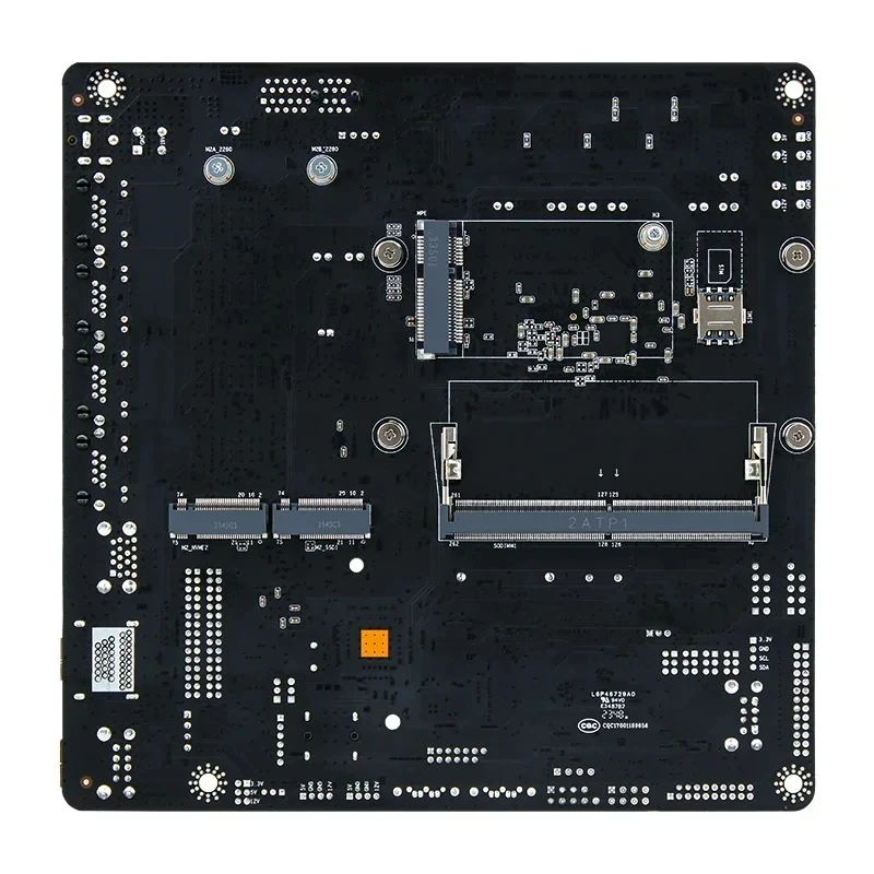 6-отсекная материнская плата NAS 12 i3-N305 N100 DC Power 2xM.2 NVMe 6xsata3.0 PCIE X1 4x i226-V 2 5G RJ45 LAN DDR5 17X17 ITX