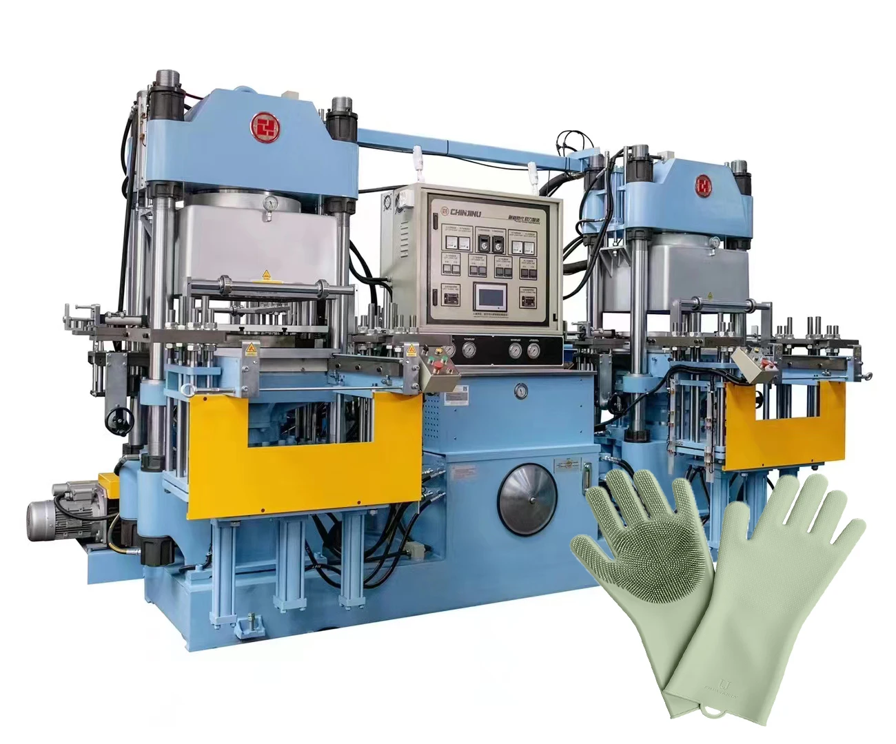 250T Rubber Continuous Vulcanizing  Compression Silicone hot water bag Making Machine Vacuum Molding Machine