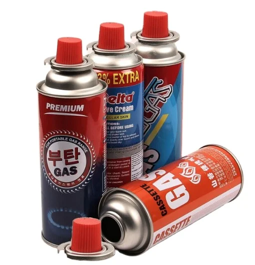 Empty Aerosol Can Butane Gas cartridge co2 gas cylinder