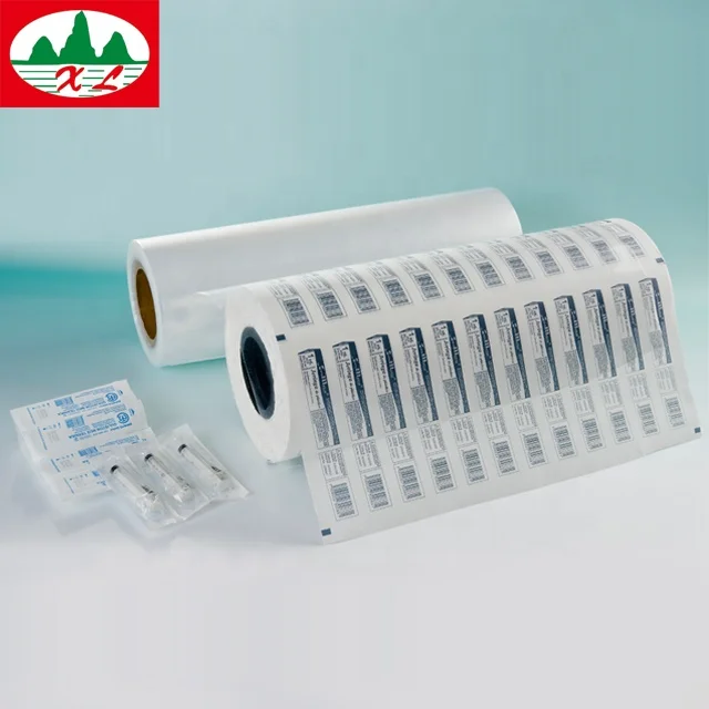 
 Медицинский одноразовый блистерный упаковочный рулон бумаги для шприца/инфузионный набор/хирургические инструменты  