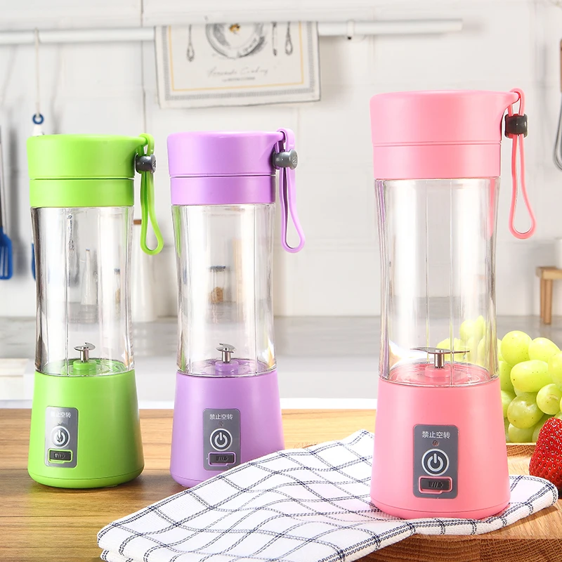 Portable Mini Juicer USB Rechargeable Blender Juicer Portable Electric Juicer Blender Portable Citrus Juice