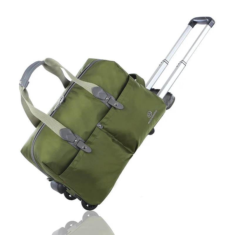 Новейшая сумка на колесиках для ручной клади, складные дорожные сумки, чемодан на колесиках для мужчин и женщин