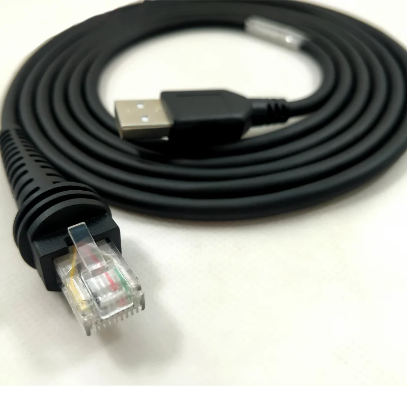  Quality Cable 2m 3m 5m USB to Rj45 male POS Cash Register for Honeywell 1900 1902 Barcode