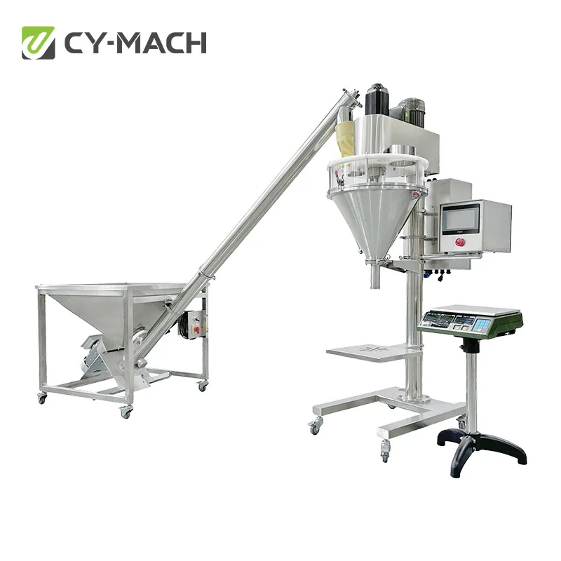 powder line weighing semi automatic multi heads 12g coffee filling machine powder