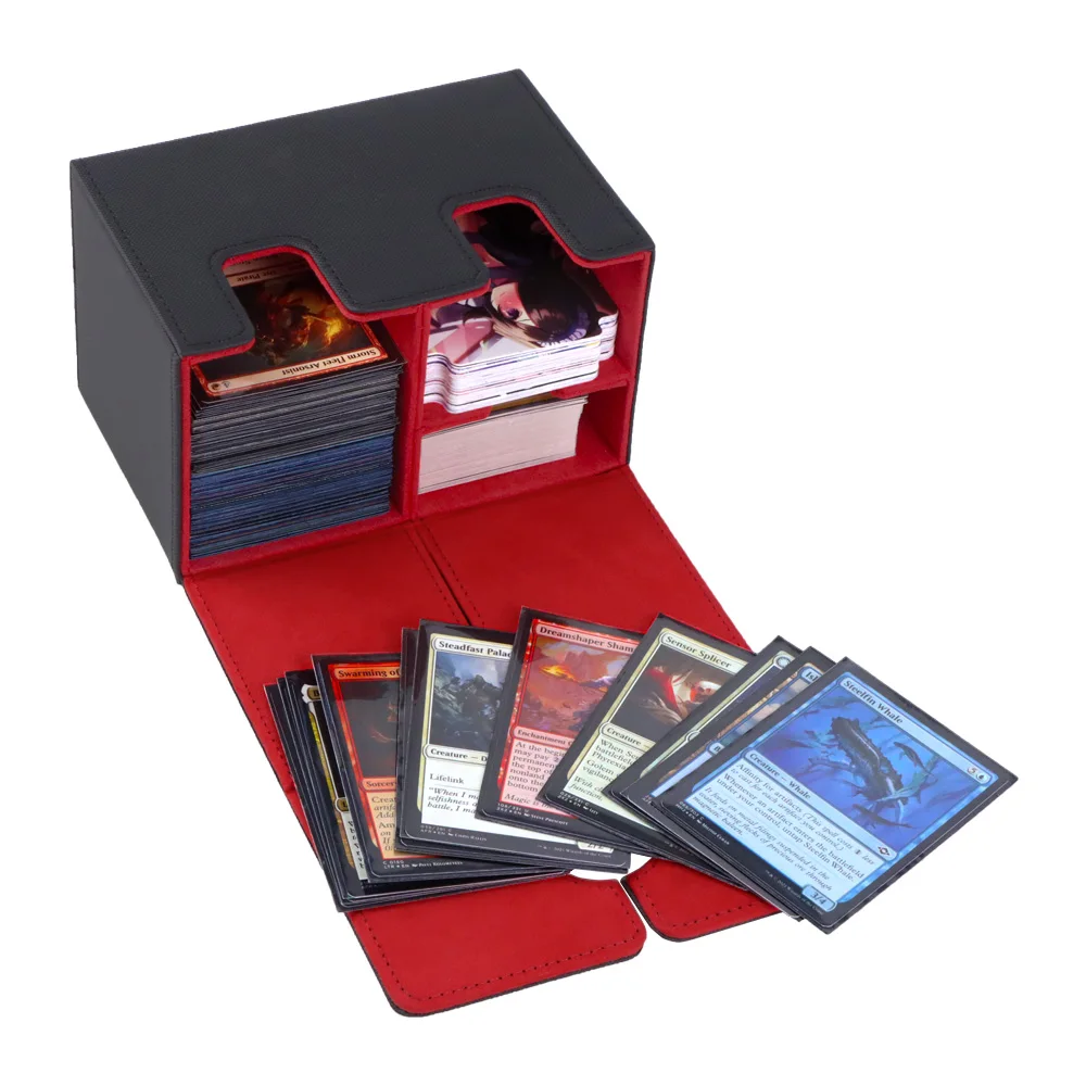 Custom Playing Card Deck Box Trading Card Storage Game Board Paper Card Plastic Box For Tarot Mtg Poke mons Tcg Yugioh