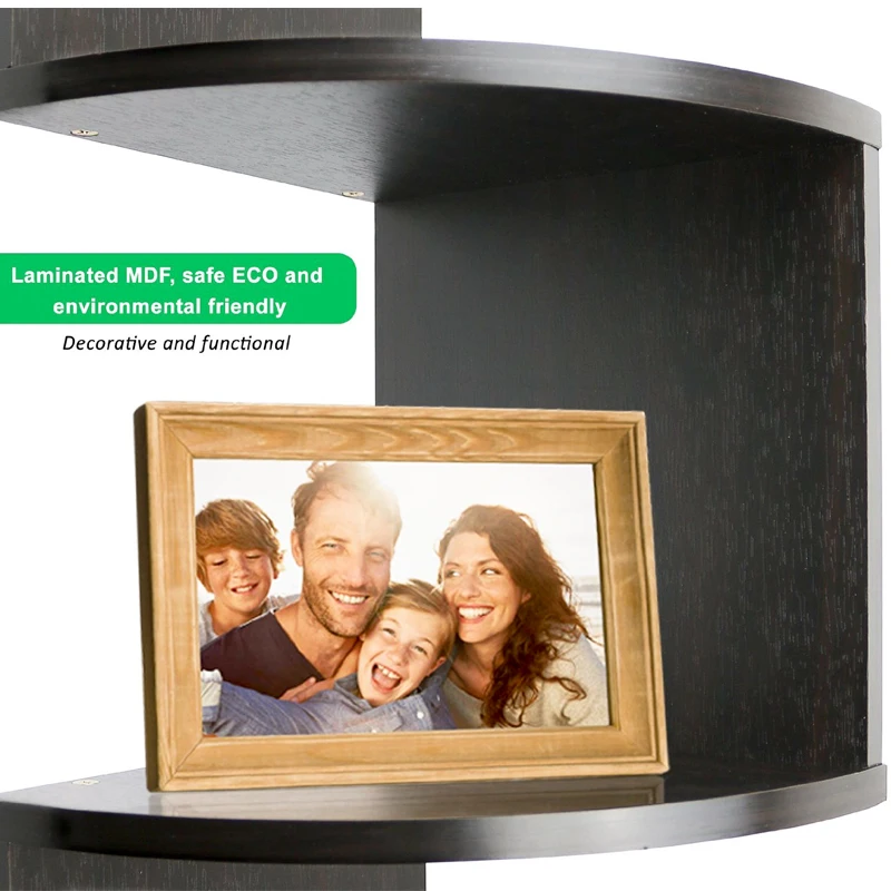 Durable and beautiful home floating wall mounted wall corner shelf