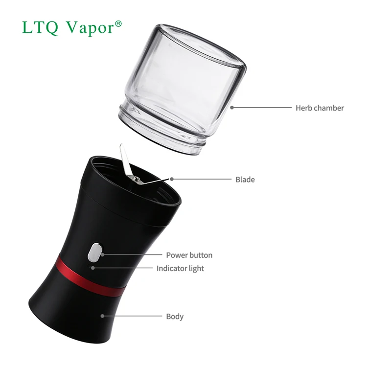 
Wholesale Stainless steel and Backen Electric Herb flower Crusher Herb Grinder Herb Grinder Manufacturers 