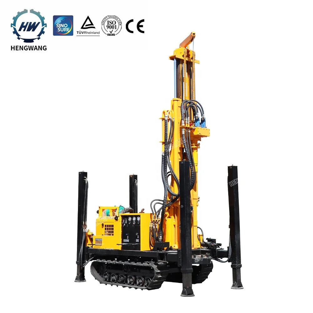 Hengwang HQZ180L мощный молоток DTH буровая установка гусеничная машина для бурения скважин