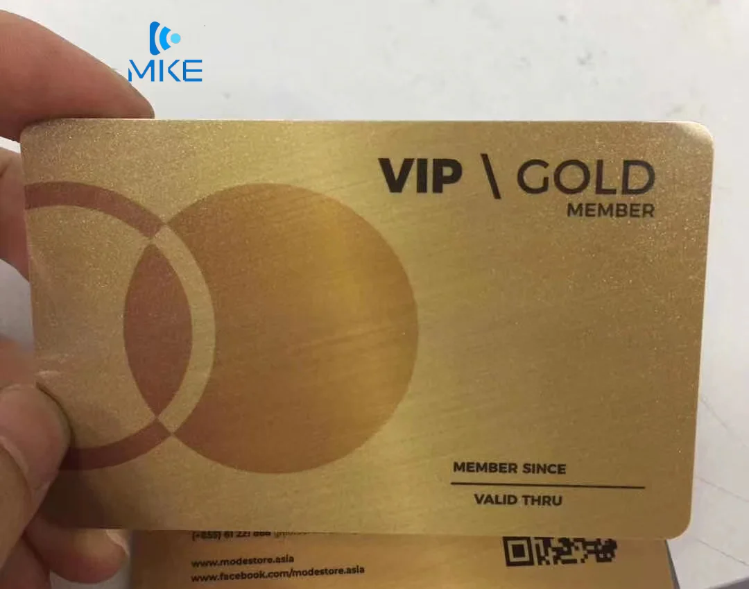 gold background pvc plastic business cards
