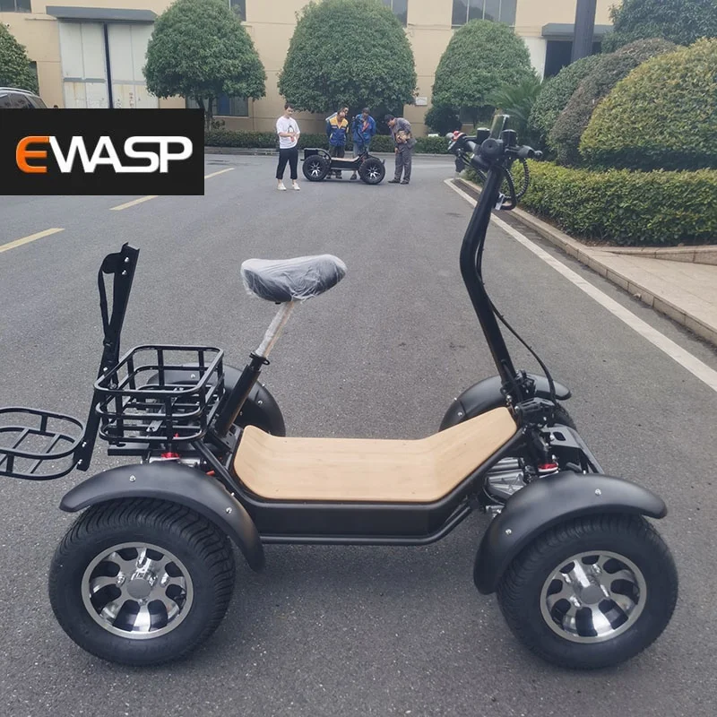 60V 6000W Wheel hub motor atv electric adult Four Wheels Electric Push Golf Buggy Cart Scooter