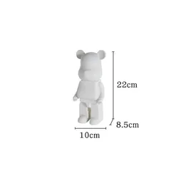 OEM custom white bear models DIY figure toy