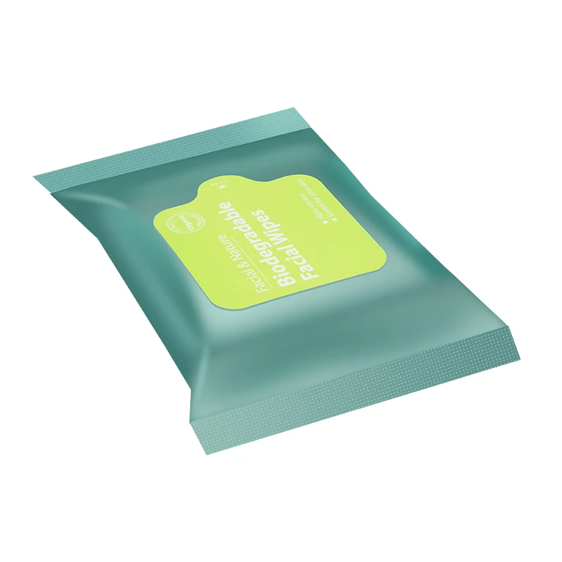 
PERFCT Biodegradable Makeup Remover Wet Facial Cleansing Cosmetic Oil Free Wipes Best Private Label OEM Organic Natural 30 45 