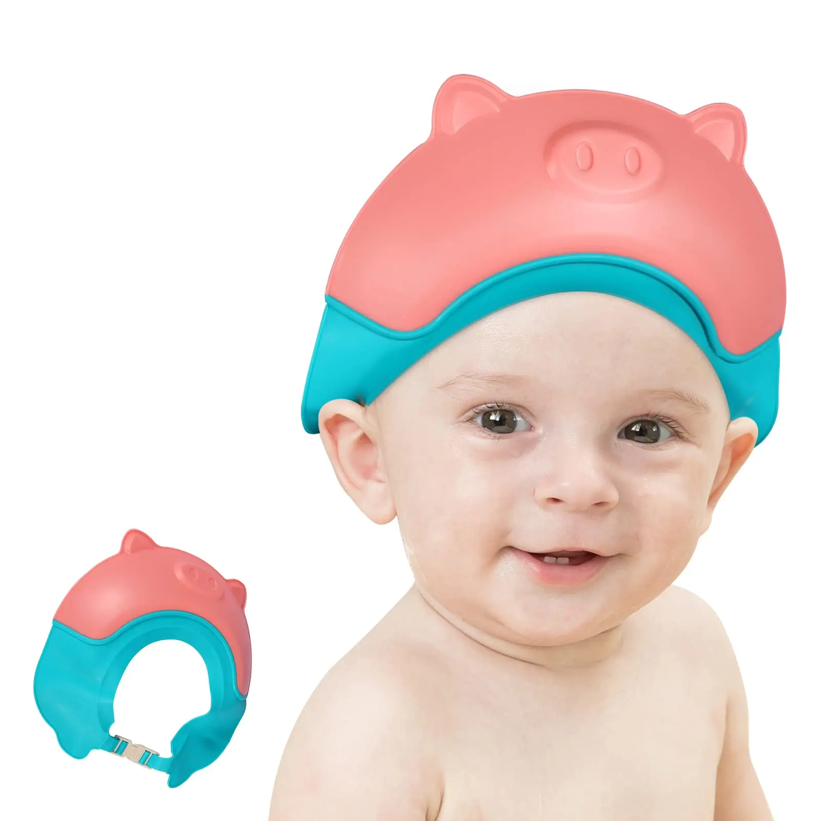 Adjustable Shower  Washing Hair Ear Protection Baby Shower Shampoo Cap kids shower visor cap