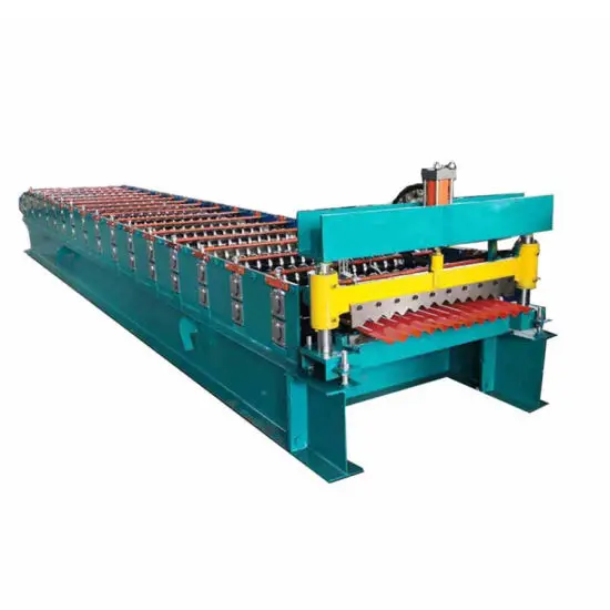 CRC metal roof tile sheet making roll forming machine Panel roof extrude roof machine PPGI PPGL aluzinc materials