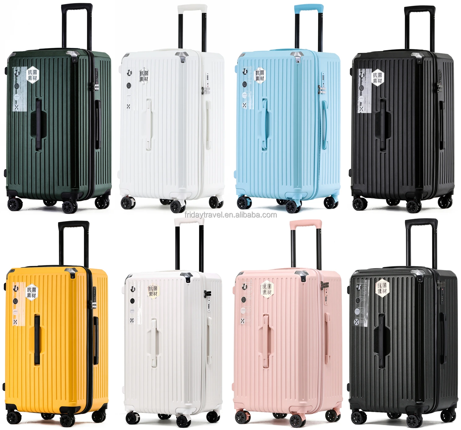 High Quality Multi-Functional Luggage with TSA Lock Soft Handle Spinner Wheel-Unisex Travel luggage