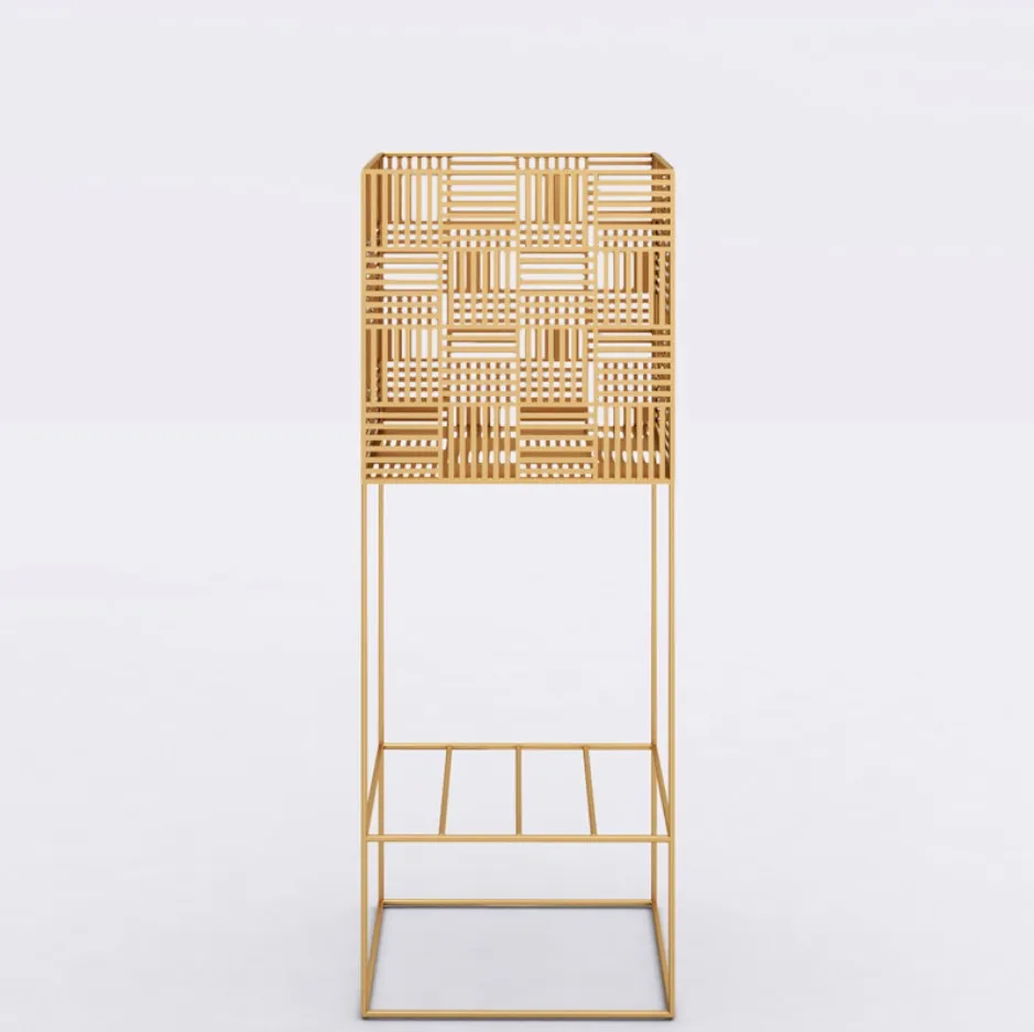 Flower stand and flowerpot holder floor type interior  multi-layer shelf decoration iron plant frame