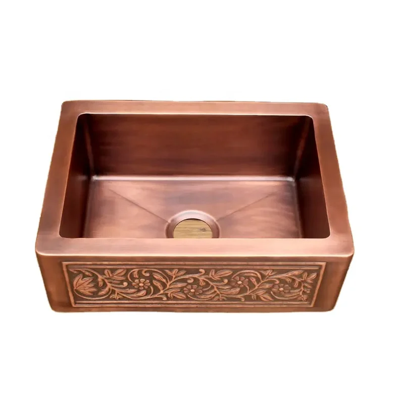 Good Price copper Sink Copper Double Bowl Sink Kitchen Sink