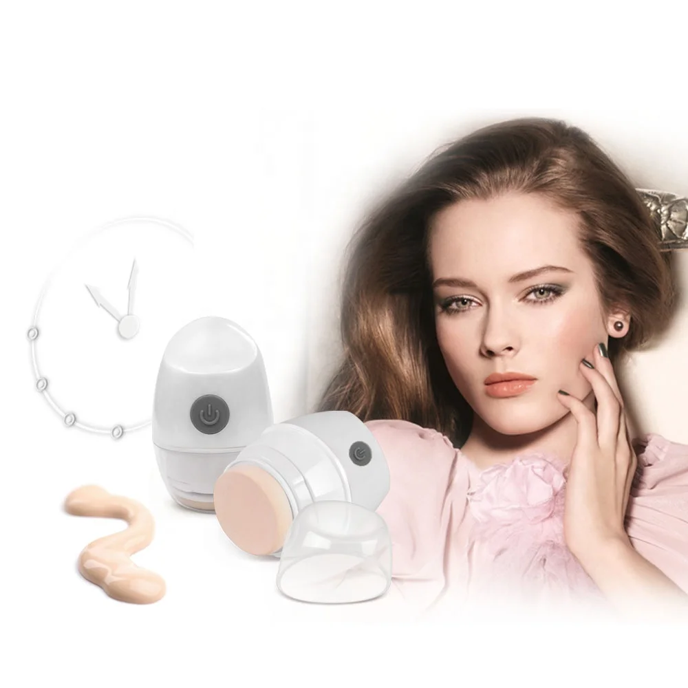 Christmas hot sale foundation dropshipping products 2024 makeup sponge Electric facial puff beauty Brush power puff girls trendi