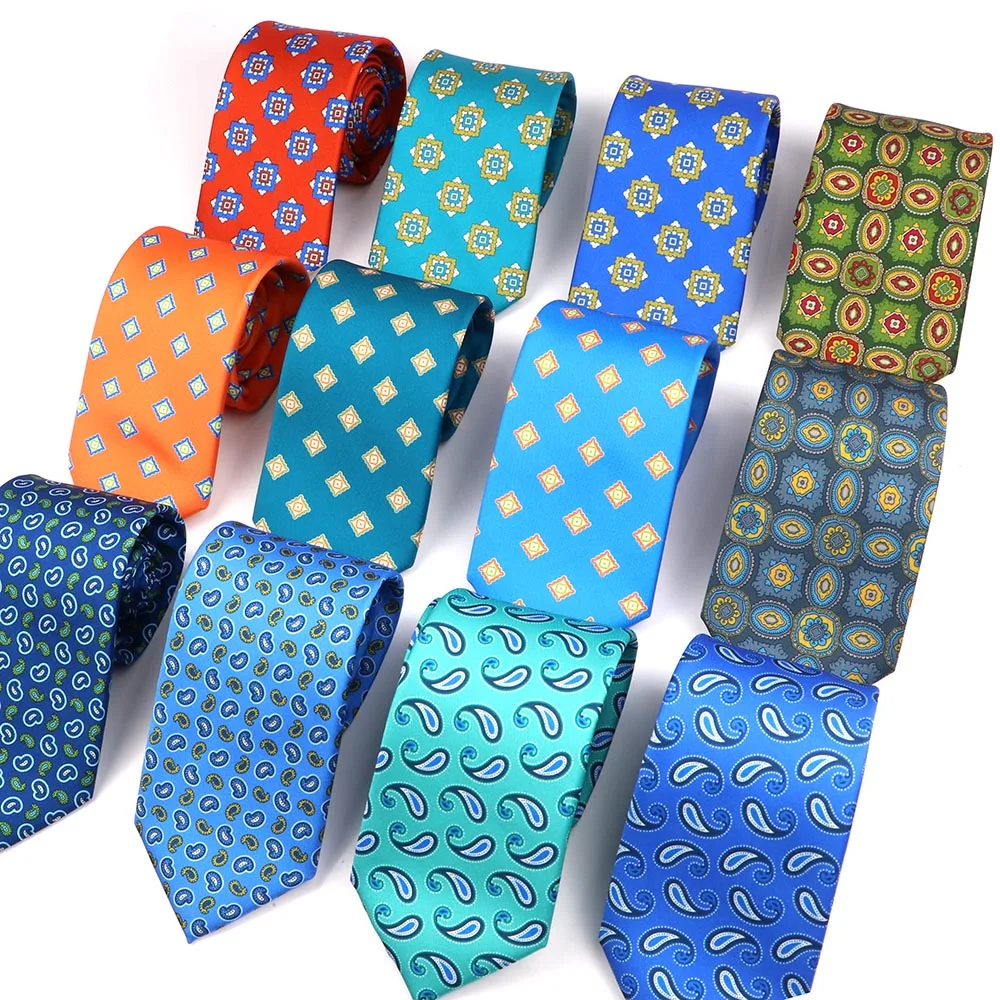 Новинка, высококачественные мягкие шелковые галстуки, 18 цветов, модный галстук с геометрическим узором 8 см, галстук для мужчин, свадебный костюм для деловых встреч