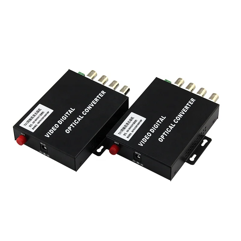 4channel video/fiber optic video converter/hd video multiplexer 5mp