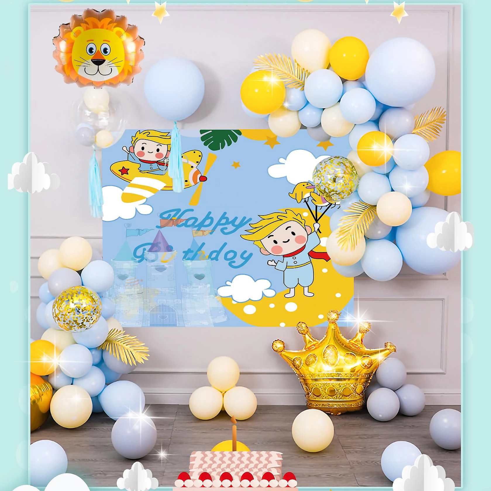 
21st birthday decorations Balloon Set backdrops supplies 