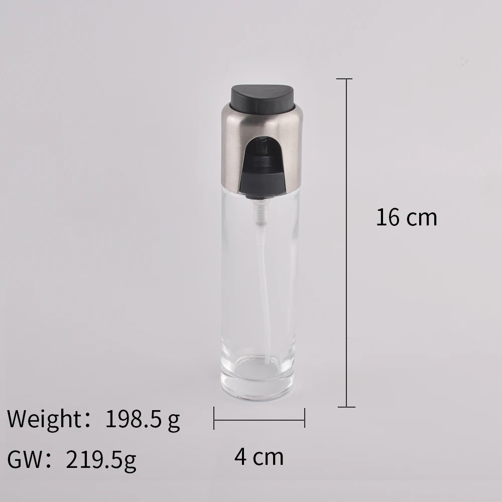 premium kitchen tool metal spray oil bottle household cooking oil sprayer for cooking dispenser