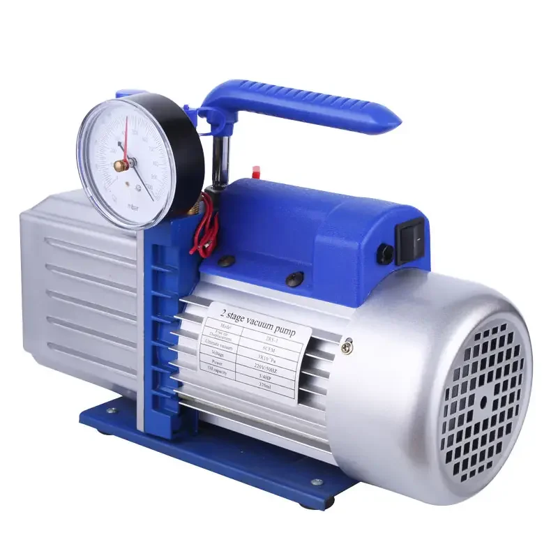 TWH RS-2-SV Refrigerant R410A Rotary Vane Vacuum Pump Manufacturers Pressure Gauge