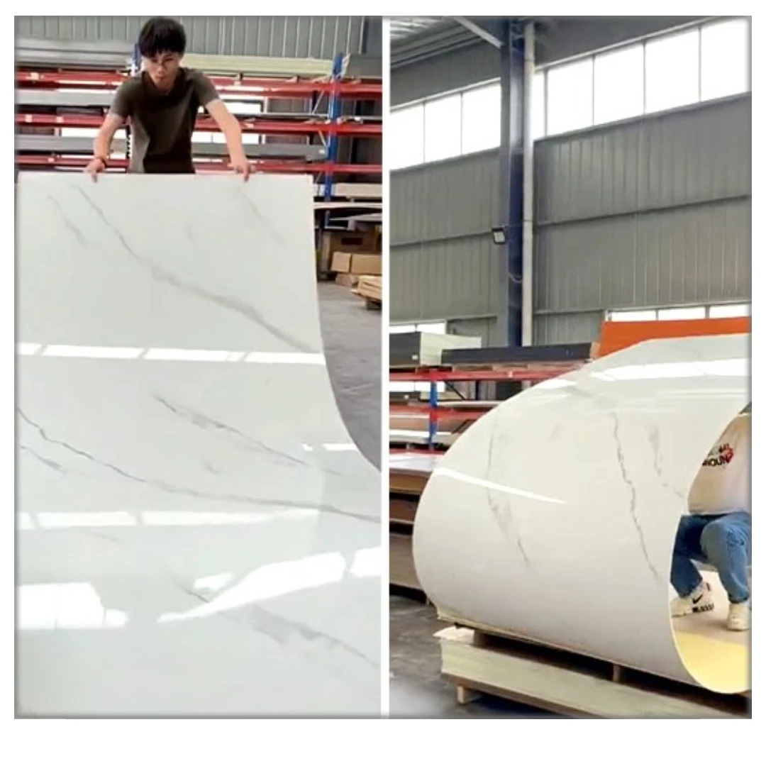 Высокий глянцевый ПВХ мраморный лист для внутренней отделки стен хорошее качество УФ Мраморная Панель