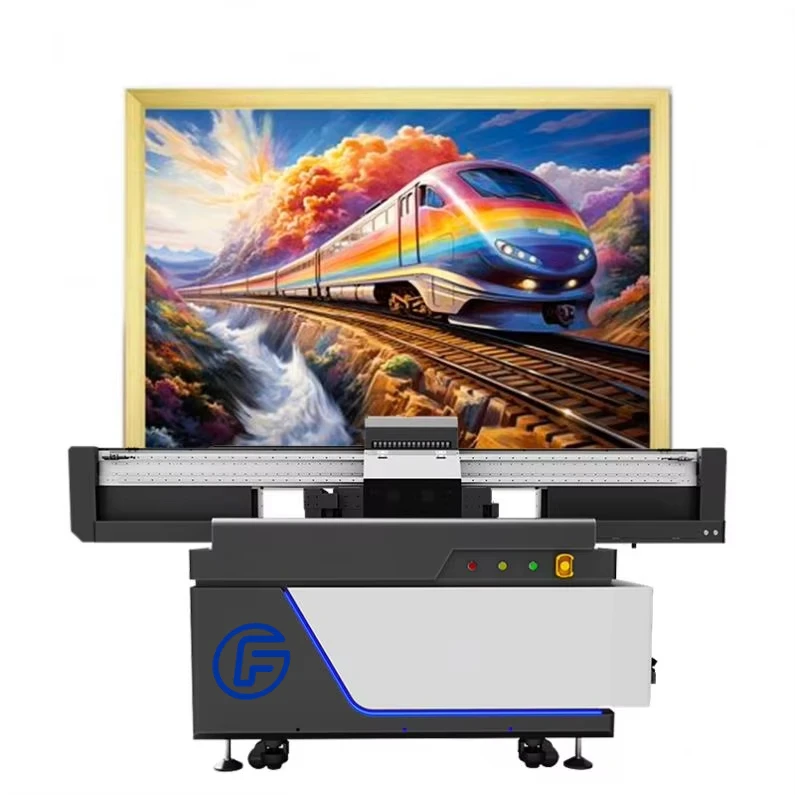 I3200three-nozzle uv flatbed printer Small flat metal iron sheet pvc plastic acrylic sticker phone case uv dtf printing machine