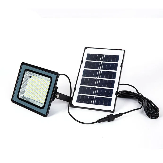 Outdoor Portable 100w Flood Solar Lights Low Factory Price IP65 Waterproof LED Lighting and Circuitry Design Garden 100w 369LED