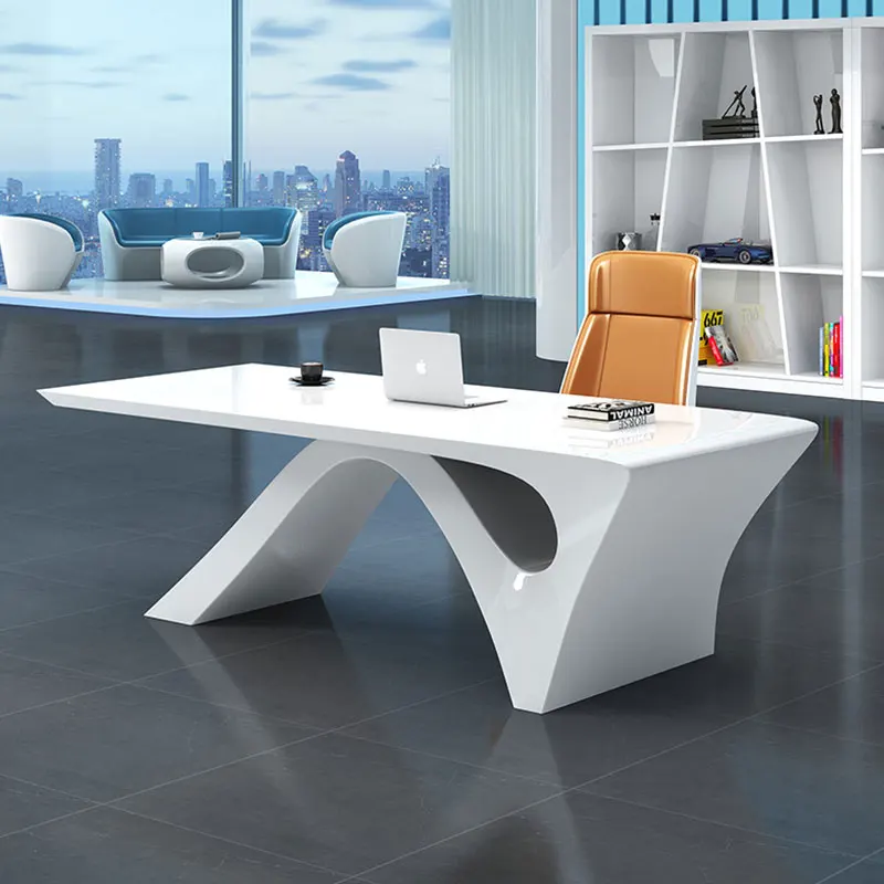 Simple Paint Boos Desk President Computer Table Modern Executive Desk And Chair Manager Office Table