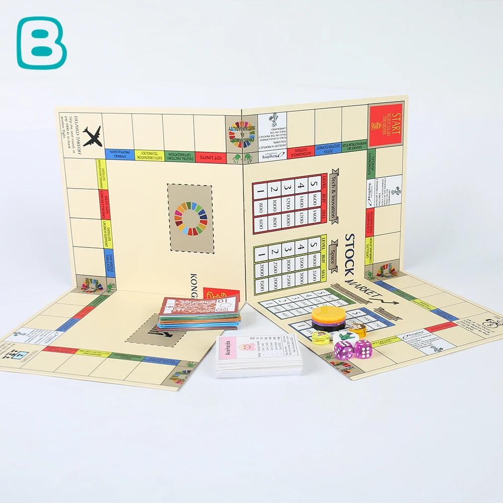 Factory Custom Direct Sales Low Price RPG Turn Based Game High Quality Family Party Game Funny Board Game with Plastic Lining