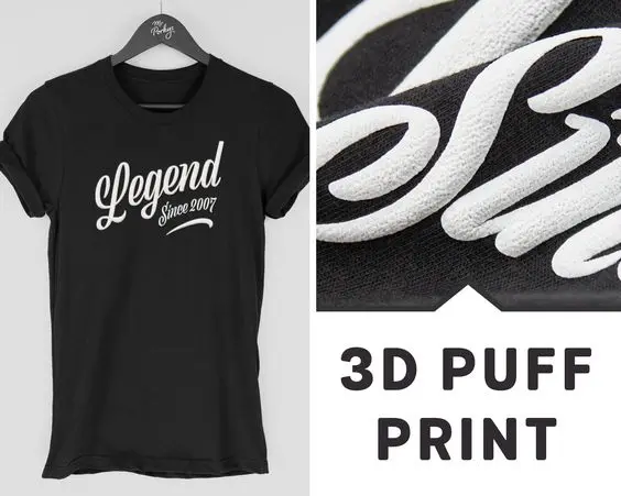 Custom drop shoulder foam Printed t shirt streetwear screen printing t-shirt Oversize Graphic 3d puff print t shirt Manufacturer