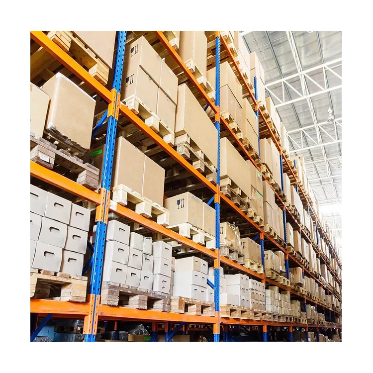 Industrial Warehouse Heavy Duty Teardrop Pallet Shelf Drill Storage Rack adjustable shelving unit