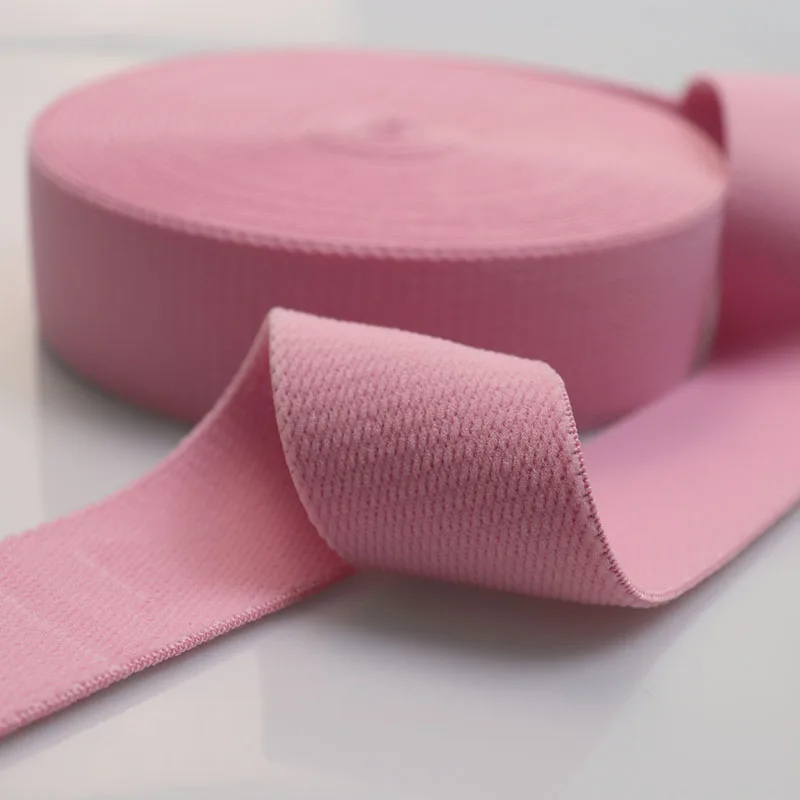Elastic Band for bra jacquard  printed polyester webbing non ribbed woven 20mm elastic