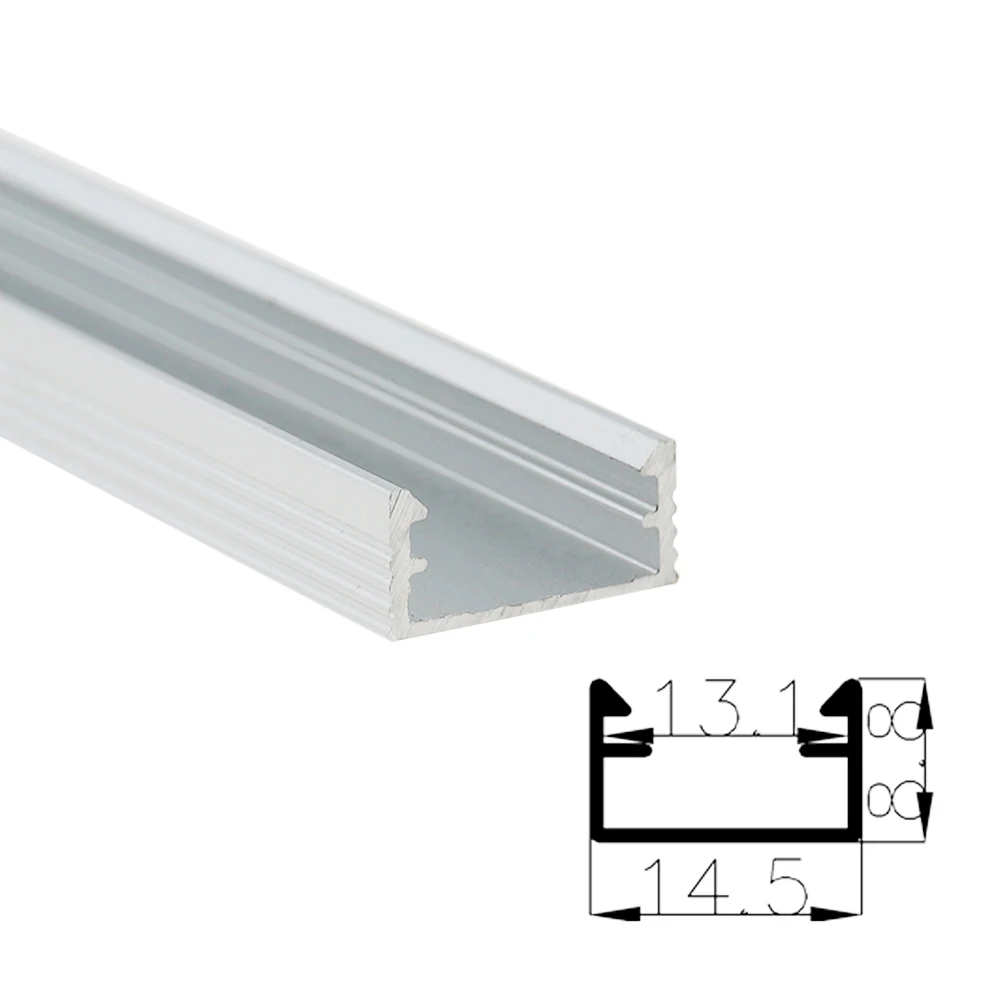 1m 2m 3m aluminium profile for led strip outdoor profile super slim 8mm recessed led channel