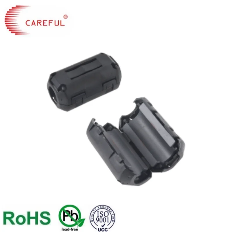 SCR90A Hot sale 20pcs free samples snap Careful direct sale SCRC type cable ferrite split core EMI soft clamp core